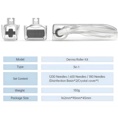 Lux Derma Roller Kit
