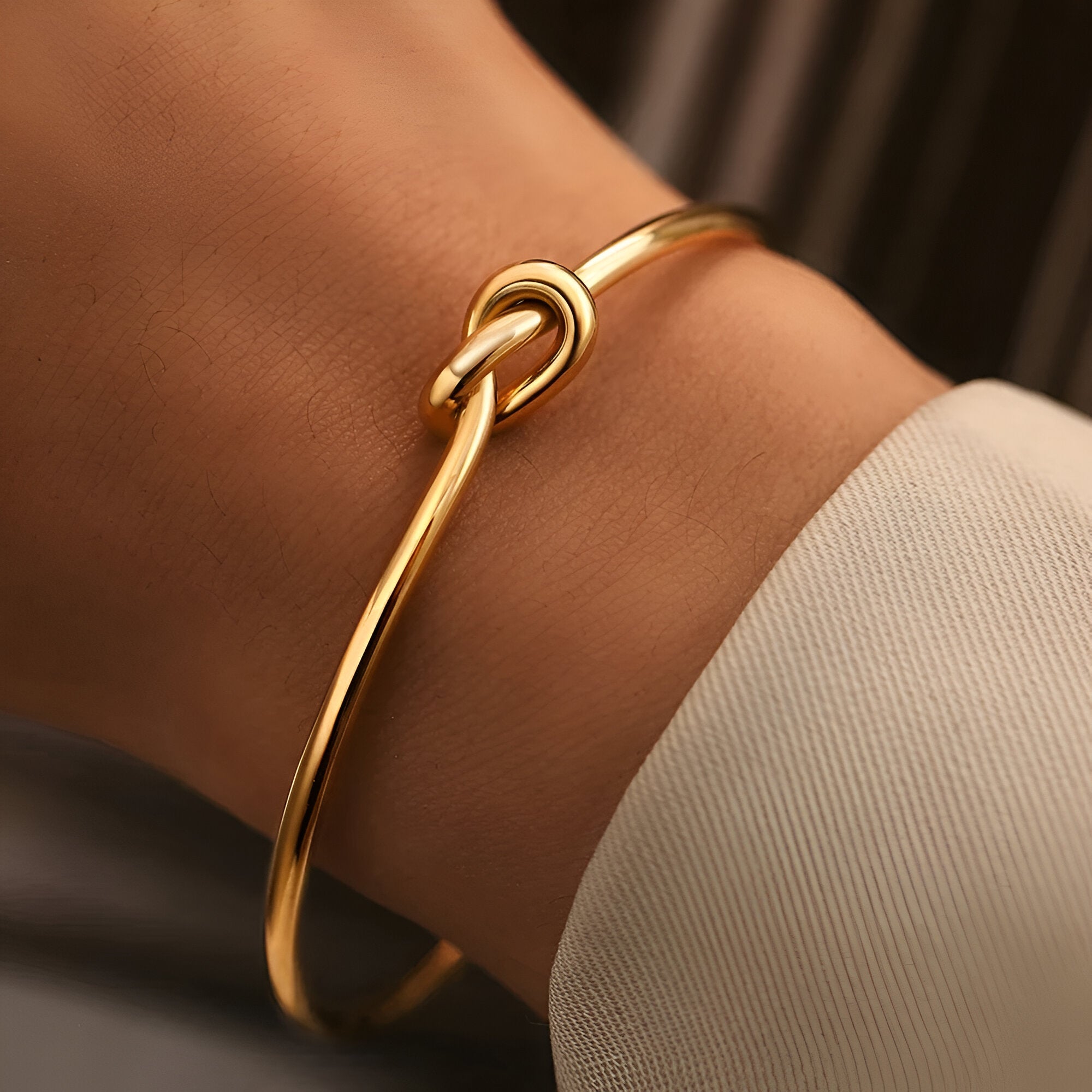 Lustreé | Woven Twist Bangles